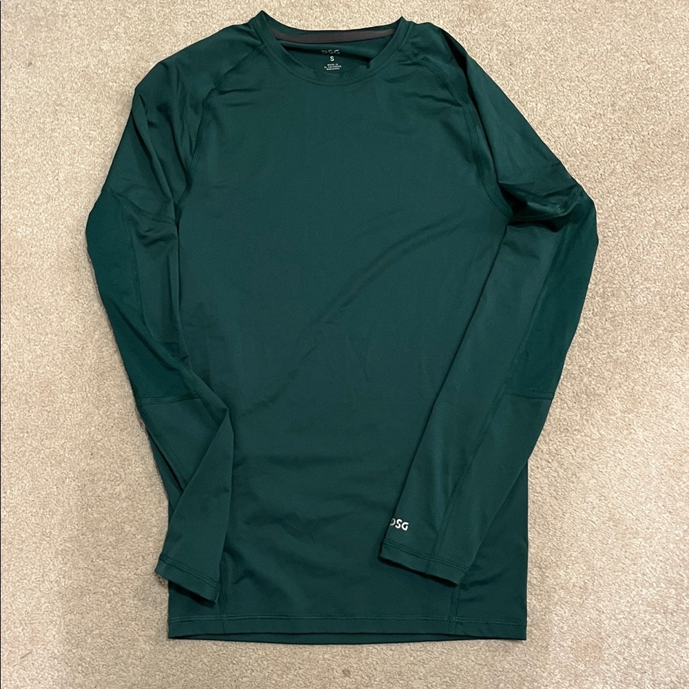 Dark Green Long Sleeve Dryfit Shirt